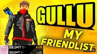 GULLU YT GUILD PLAYER MY FRIENDLIST || 🔥🥰 BY ML VISHAL YT