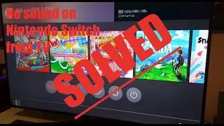 No Sound from Nintendo Switch Dock or Wii U to TV