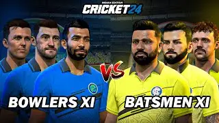 Bumrah's Bowlers XI vs Hitman's Batsmen XI - Part 1🔥😍 - Cricket 24