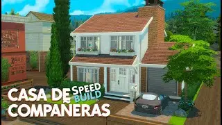 Casa para COMPAÑERAS DE PISO ✨  NO CC en Los Sims 4 🏡 Speed Build || miriamslowly