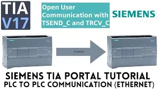 S7 1200 PLC ethernet TCP communication tutorial | TIA portal
