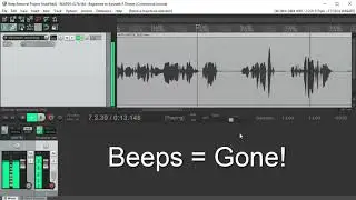 How To Remove a Beeping Noise From an Audio Recording