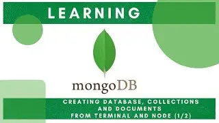 Learn MongoDB (1/2) - Create Locally Hosted Database and Collections with NodeJS