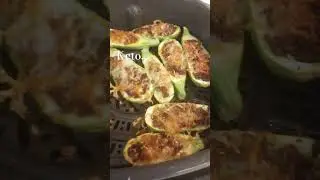 #zucchini  boats stuffed with minced meat, #mozzarella  and #parmesancheese