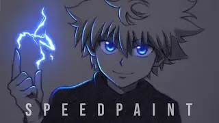 Killua - SPEEDPAINT [ibipaint x]