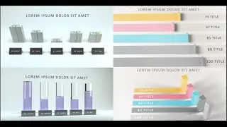 3D Infographic Charts (After Effects template)