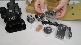 Видеокамера PANASONIC AG-AC30EJ - тест-обзор, распаковка.