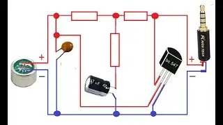КАК СДЕЛАТЬ ПРОСТОЙ МИКРОФОННЫЙ УСИЛИТЕЛЬ | ДЕШЁВЫЙ МИКРОФОН