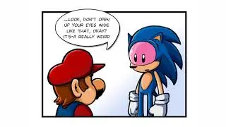 Sonic's Eye Infection Comic