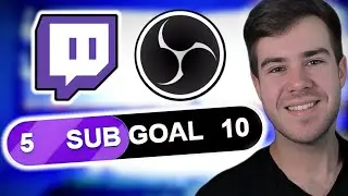 How To Add Twitch Sub Point Goal To Your Stream ✅ (For Beginners)