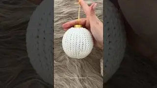 Easy crochet ornament trick! 💡✨