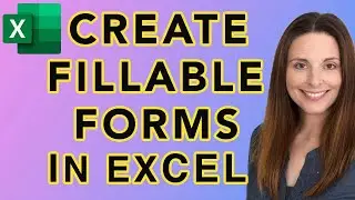 How to Create Fillable Forms in Excel - Employee Engagement Survey Template