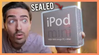 Unboxing a SEALED iPod mini after 19 years!