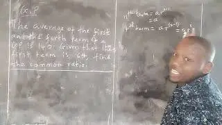GEOMETRIC PROGRESSION, G.P, FINDING COMMON RATIO r.