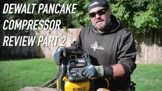 Review: DeWalt Pancake Compressor PART 2 || Dr Decks