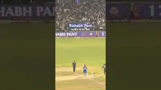 When Rishabh Pants walks to Bat IPL 2024🔥 iPhone 15 pro zoom 🔥 #iphone15pro #rishabhpant #shorts