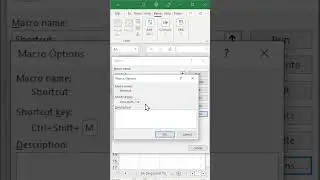 Assign keyboard shortcut key to a macro