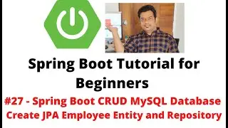 Spring Boot Tutorial for Beginners #27 - CRUD Database Project - Create JPA Entity and Repository