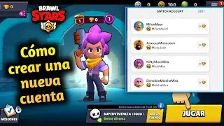 COMO CREAR UNA CUENTA SECUNDARIA EN BRAWL STARS - Tutorial 2024