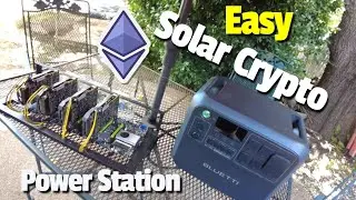 Easy Solar Crypto Mining With Bluetti Power Station