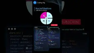 Social Media Buttons With Hover Effect #html #css #javascript