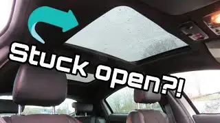 How to close a stuck sunroof - Alfa Romeo Giulietta