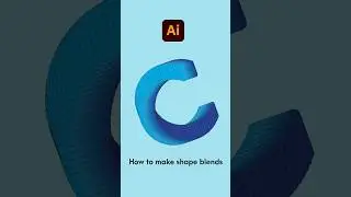 "Mastering Custom Shapes: Unleash Your Creativity with the Blend Tool in Illustrator"