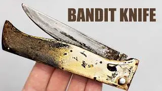 Vintage Bandit Switchblade Knife Restoration. Perfect Restoration