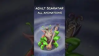 Adult Scaratar on Celestial Island: Sounds & Animations #shorts #msm #mysingingmonsters #viral