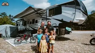 Family of 6 in Updated 45 Ft. RV w/ HUGE Kids' Bunk Room