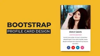 Responsive Bootstrap Card Design | Responsive Web Design