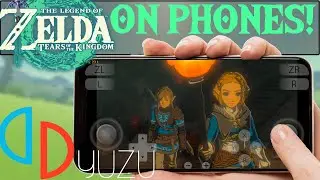 Zelda: Tears of the Kingdom ON PHONES! | Yuzu Emulator for Android Initial Launch Testing (Pre-NCE)