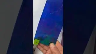 Cutting Iridized Glass