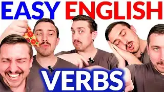 Learn English Verbs 😆 Fun and Easy Listening! 1 Hour English Comprehensible Input Beginner Lesson