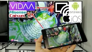 SCREEN SHARE FROM SMARTPHONE TO SMART TV WITH VIDAA OS / HISENSE VIDAA TV OS ANDROID IOS