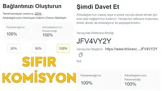 Binance TR Sıfır Komisyon İçin Referans Kimliği | %100 Kazanç