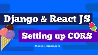 Setting up CORS in Django Rest Framework and React JS