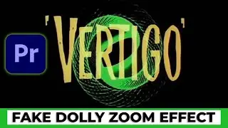 How To Create a Dolly Zoom Effect in Premiere Pro | VERTIGO Effect