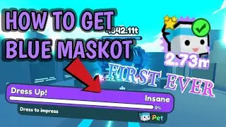 HOW TO GET THE BLUE MASCOT IN PET SIM X