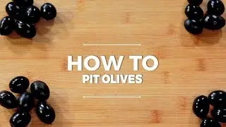 How to Pit Black Olives