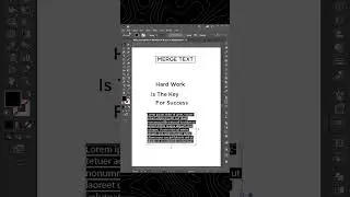 merge text in adobe illustrator | merge text tip | illustrator tips