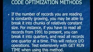 ABAP Programming Code Optimization Techniques - Tutorial