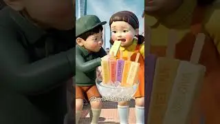 Squid Game AI Korean Ice Cream ASMR 