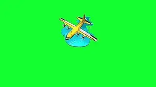 Plane Popularity Green Screen || Black Screen || PUBG MOBILE