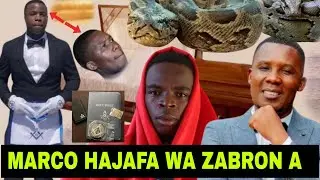 MARCO WA ZABRON HAJAFA: KIJANA ALIYEKUWA FREEMASON ATOBOA SIRI MSIBA HAUPO AMTAJA KANUMBA NA MWAMP