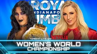 WWE 2K24 | Rhea Ripley VS Charlotte Flair - Women's World Championship | Royal Rumble