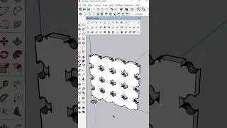 ✅ Easy Panel Design With 1001Bit Tools In SketchUp #shorts #sketchup #3dmodeling #cad #3d