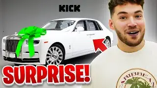 Kick Surprises Adin Ross With His DREAM CAR