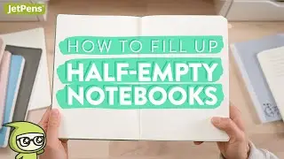 How To Fill Up Half Empty Notebooks ✨📓