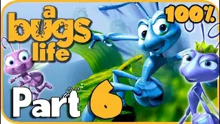 Disney A Bugs Life Walkthrough Part 6 (N64, PS1) 100% Clover Forest